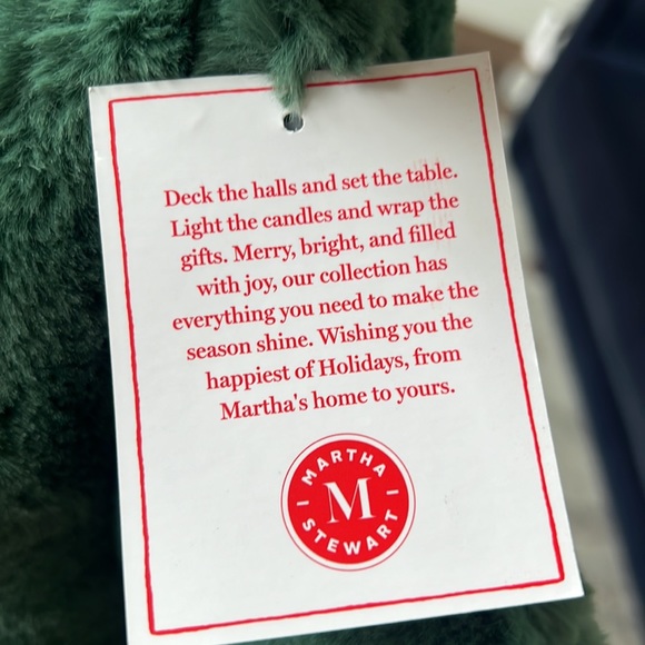 Martha Stewart Christmas Tree with gold star and pastel pom poms 17”. - Picture 3 of 3